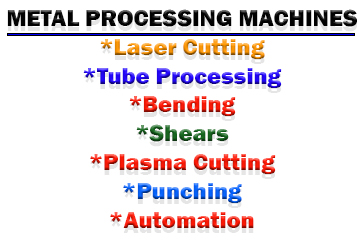 Laser Cutting Tube Processing Bending Shears Plasma Cutting Punching Automation